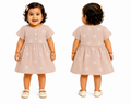 Print Muslin Baby Dress For Girl Baby