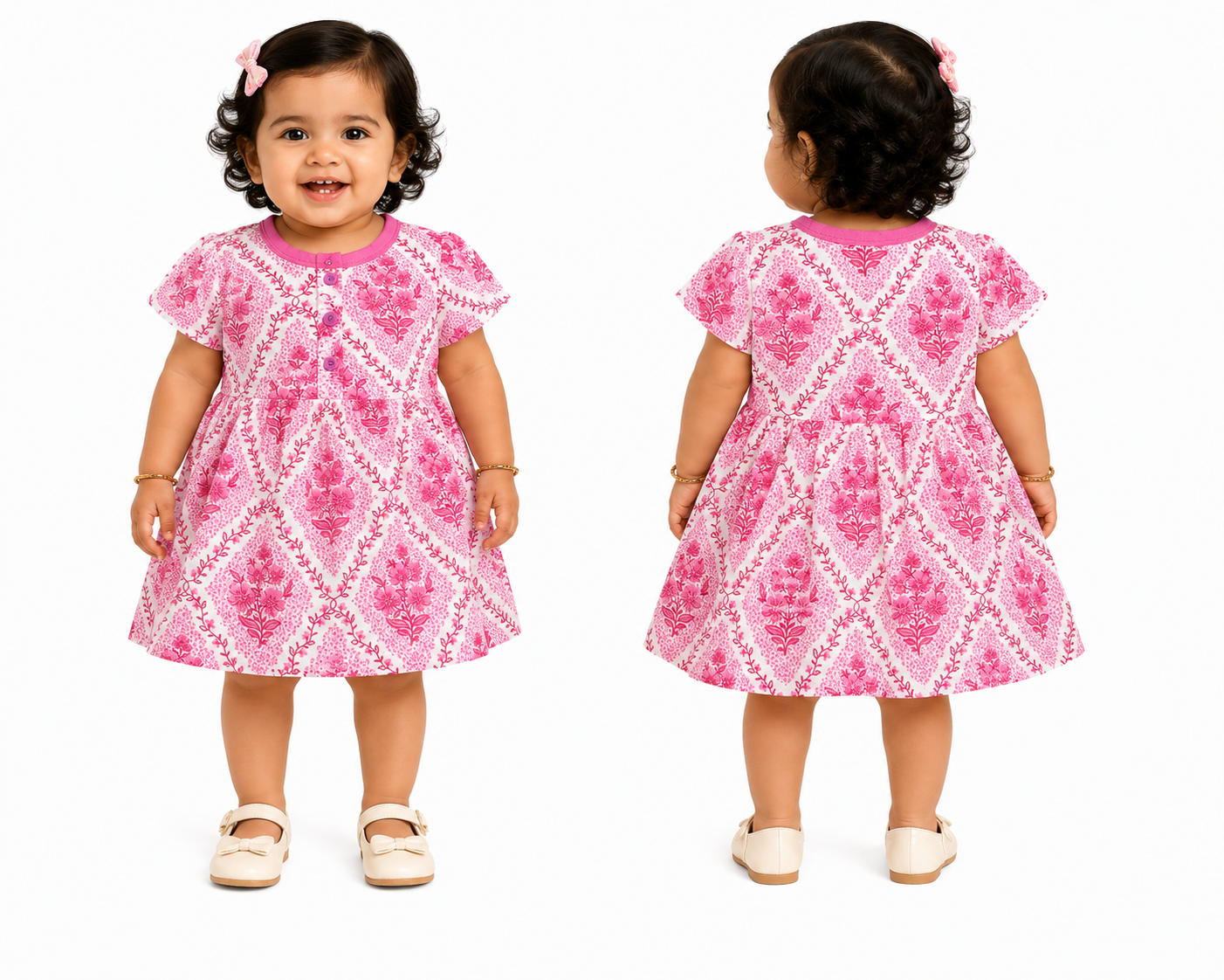 Premium Muslin Baby Dress