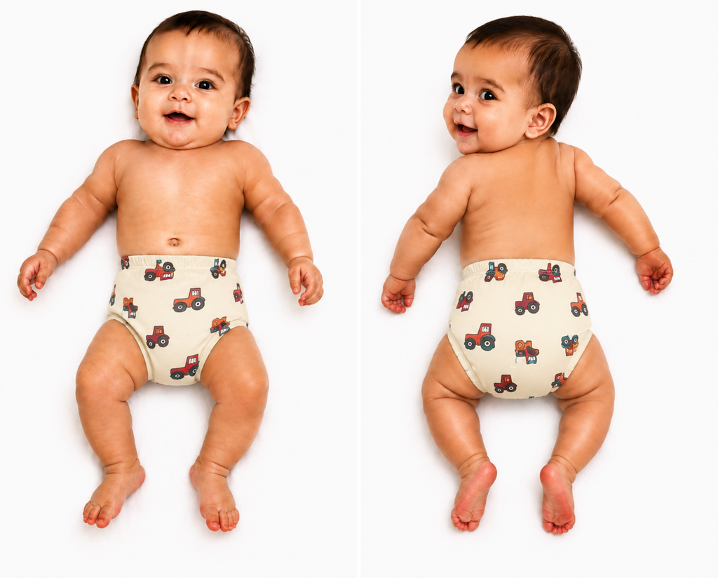 Reusable Baby Cloth Diaper pack of 3 Pieces (Assorted Color and design)