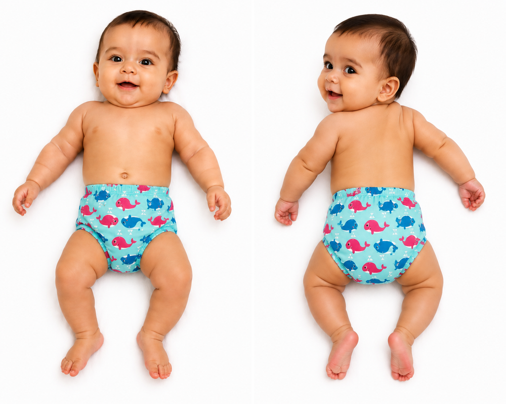 Reusable Baby Cloth Diaper pack of 3 Pieces (Assorted Color and design)