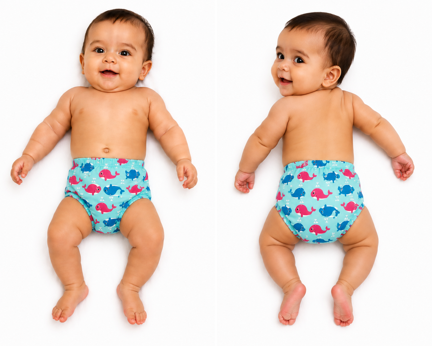 Reusable Baby Cloth Diaper pack of 3 Pieces (Assorted Color and design)