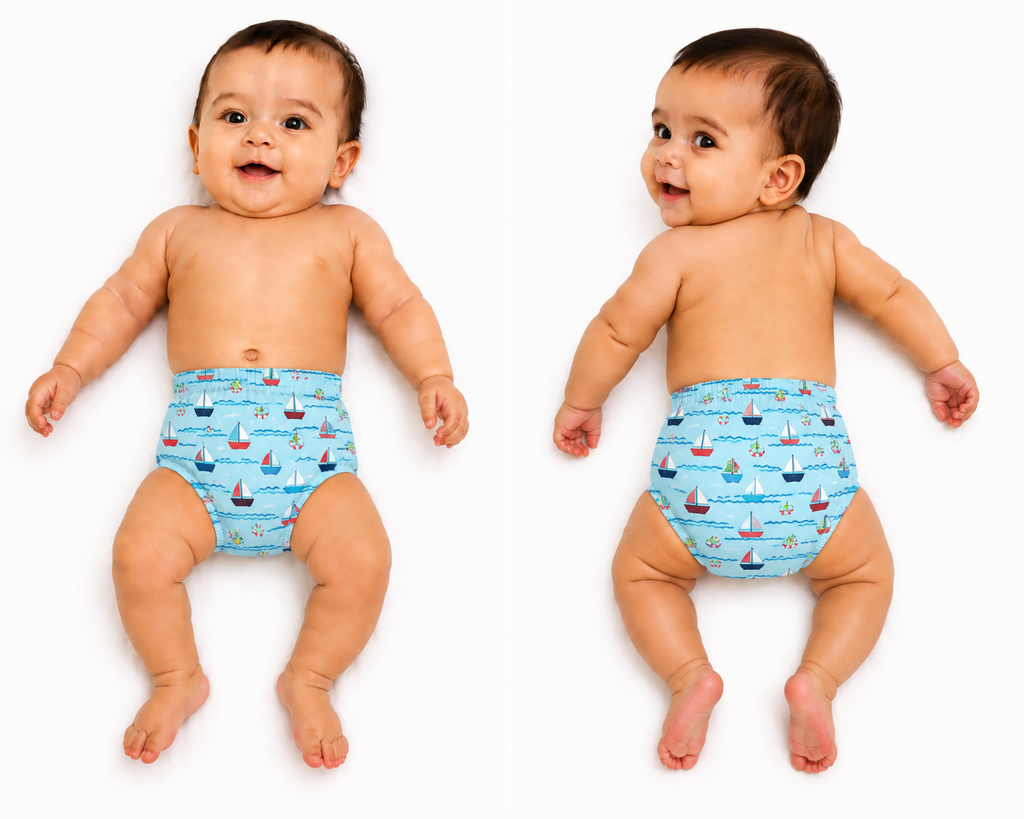 Reusable Baby Cloth Diaper pack of 3 Pieces (Assorted Color and design)
