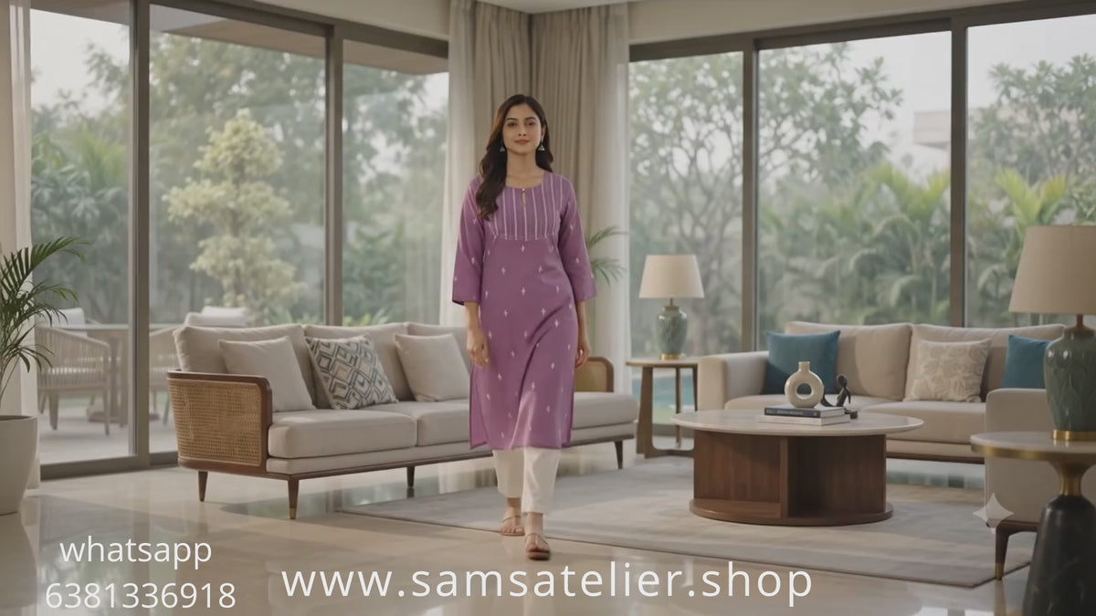 Elegant Cotton Co-Ord Set